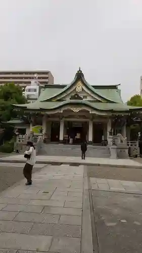 難波八阪神社の本殿・本堂
