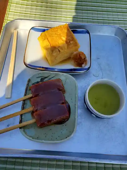 太平山神社の食事