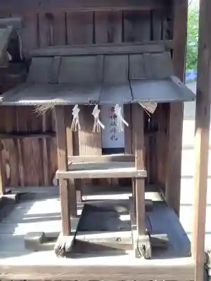 津島神社・庚申塚・上条城址の本殿・本堂