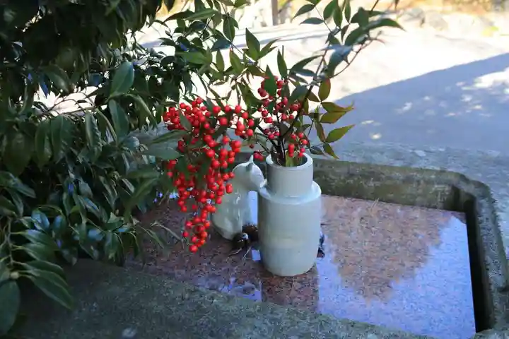 開成山大神宮の手水舎