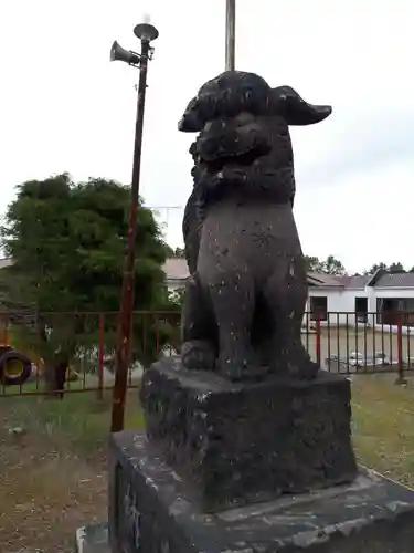 追分八幡神社の狛犬