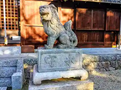 縣神社(福住縣神社)の狛犬