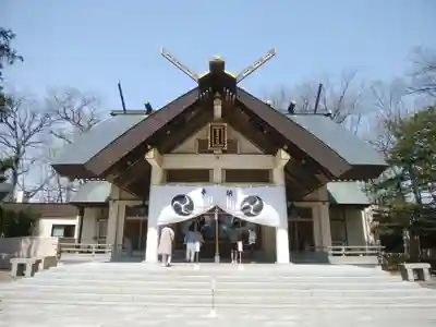帯廣神社の本殿・本堂