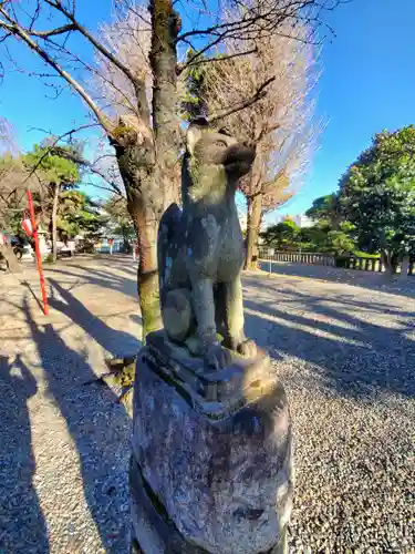 前橋神明宮の狛犬