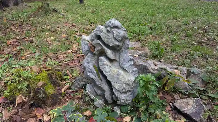 占冠神社の自然