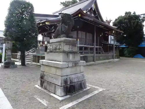 健田須賀神社の狛犬