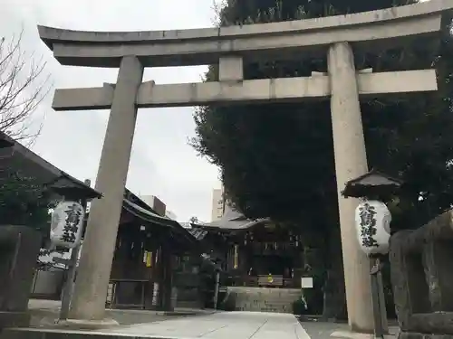 大鳥神社の鳥居