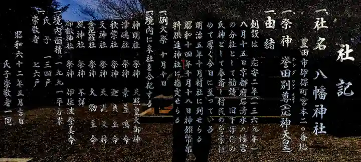 八幡神社(伊保町)の歴史