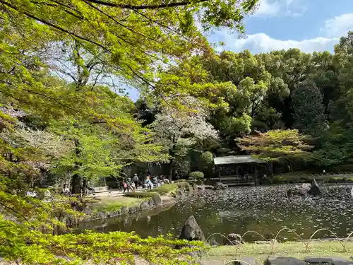 靖國神社の庭園