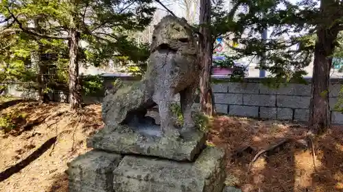 富良野神社の狛犬