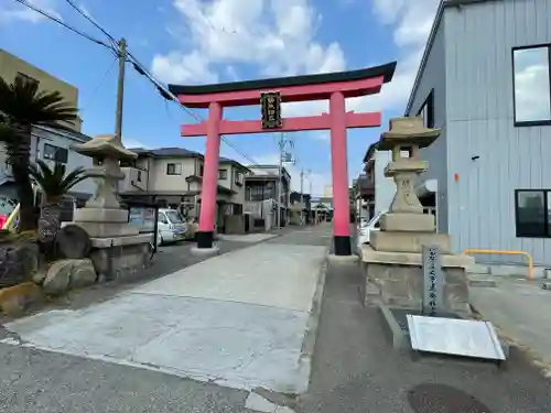 厄除の宮　駒林神社の鳥居