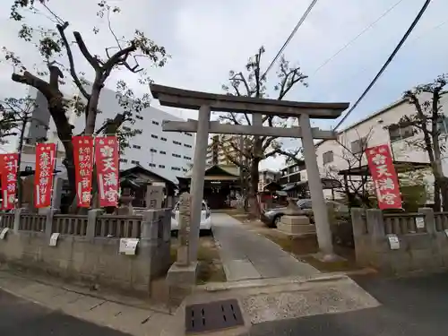 柳原天神社の鳥居