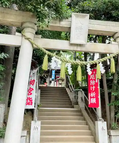 千束八幡神社の鳥居