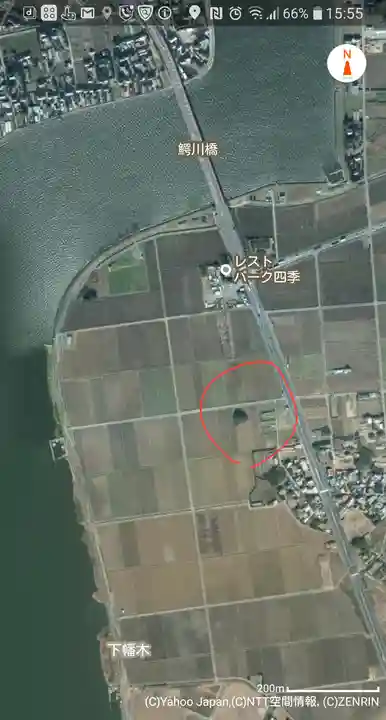 神社(名称不明)の景色