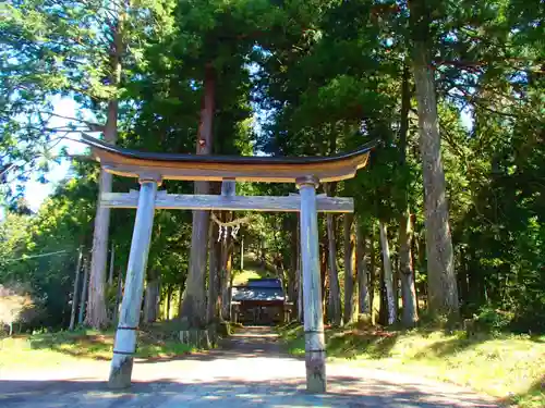 垣野神社の鳥居