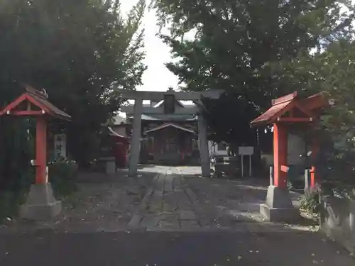 函館厳島神社の鳥居
