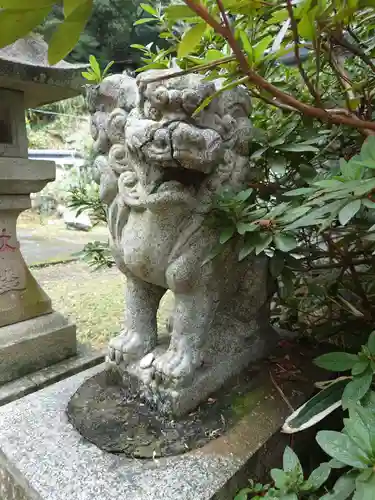 雷神社の狛犬