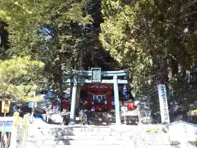 日光二荒山神社中宮祠の鳥居
