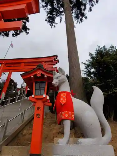 高屋敷稲荷神社の狛犬