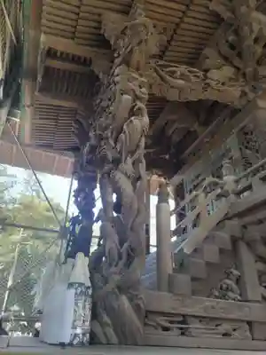 舎人氷川神社の芸術