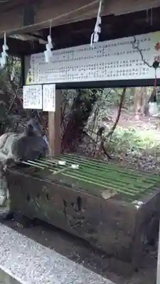 小坂神社の手水舎