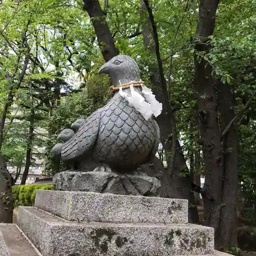 大谷場氷川神社の狛犬