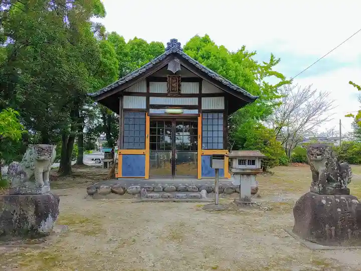 神明社(下屋)の本殿・本堂