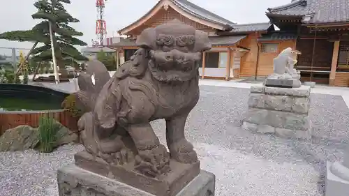 栗橋八坂神社の狛犬