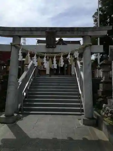 武蔵第六天神社の鳥居