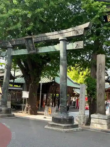 湯島天満宮の鳥居