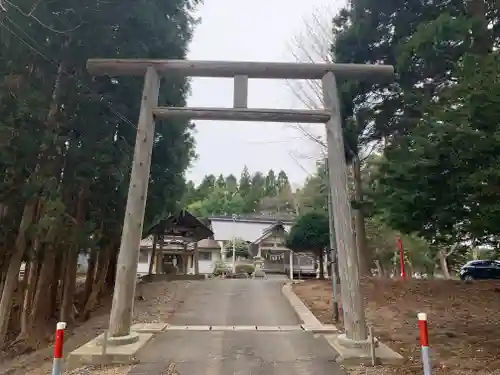 雷公神社の鳥居