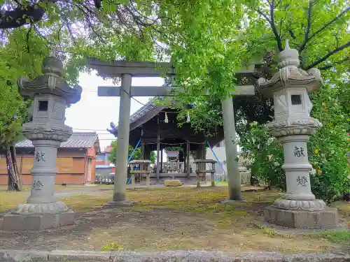 素盞嗚社（奥田馬場）の鳥居