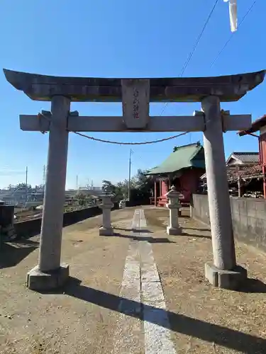 白山神社の鳥居