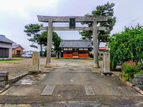 鶴ケ崎天満宮の鳥居