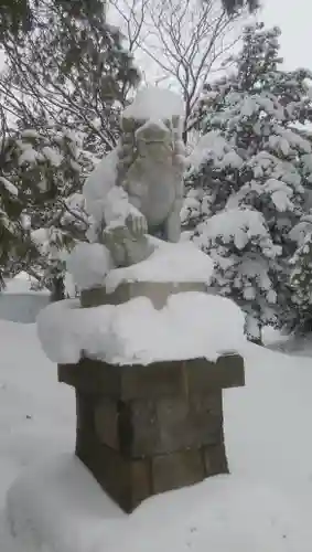 下川神社の狛犬