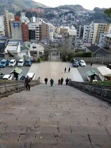 鎮西大社諏訪神社の景色