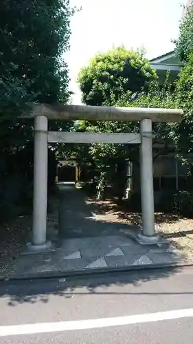 天祖神社の鳥居
