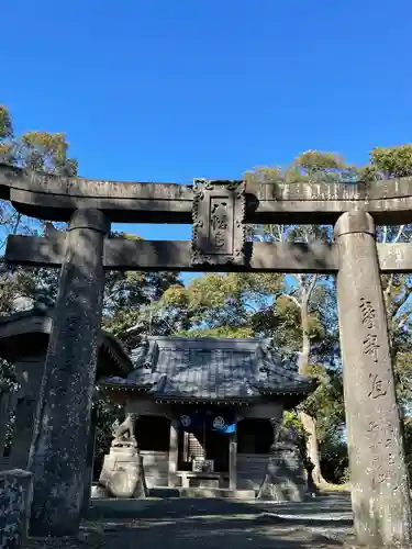 菰屋八幡宮の鳥居