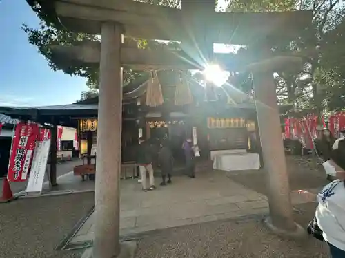 楠珺社（住吉大社末社）の鳥居