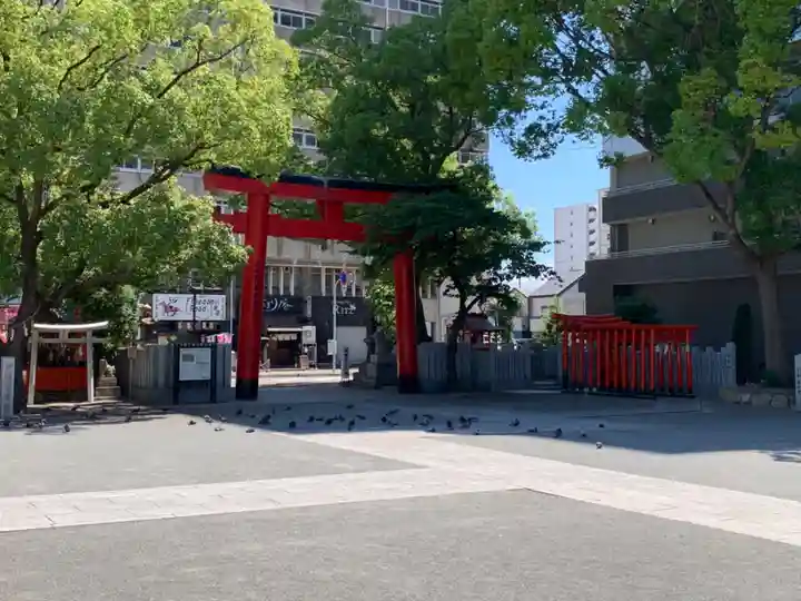 開口神社の鳥居