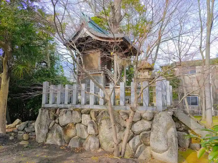 八幡社(四会)の本殿・本堂