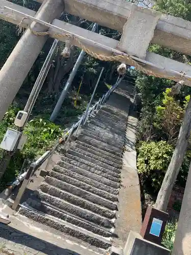 福浦金刀比羅宮の鳥居