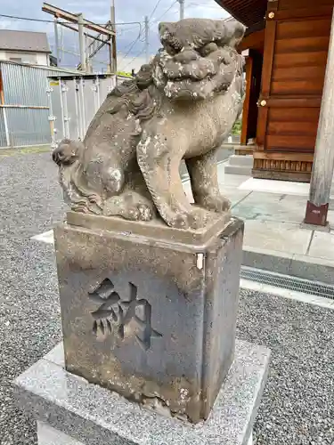 西加平神社の狛犬