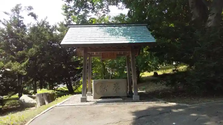 余市神社の手水舎