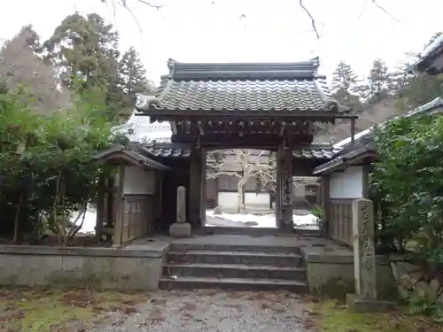 吸湖山　青岸寺の山門・神門