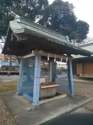 新曽氷川神社の手水舎