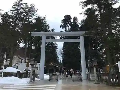 白山比咩神社の鳥居
