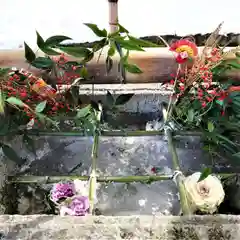 三春大神宮の手水