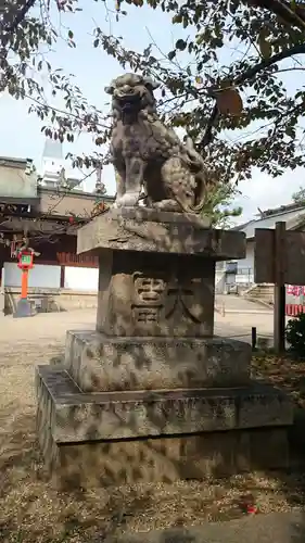 筒井八幡神社の狛犬