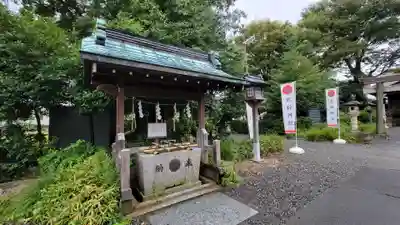 立川熊野神社の手水舎